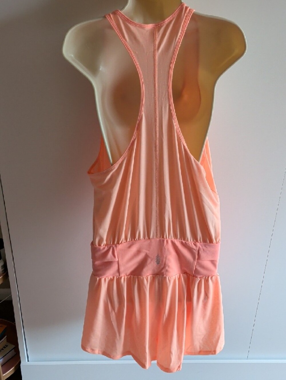 FP Movement by Free People Coral Peach Sleeveless Romper - Picture 3 of 5